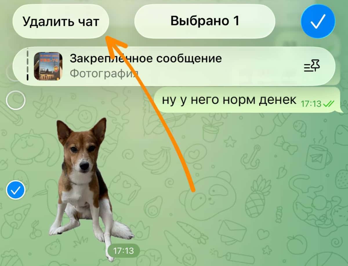 ⚡️ Пользователи Telegram обнаружили, что после последнего обновления можно случайно удалить весь чат: при выделении сообщения вместо кнопки «Отмена» появляется кнопка удаления диалога.