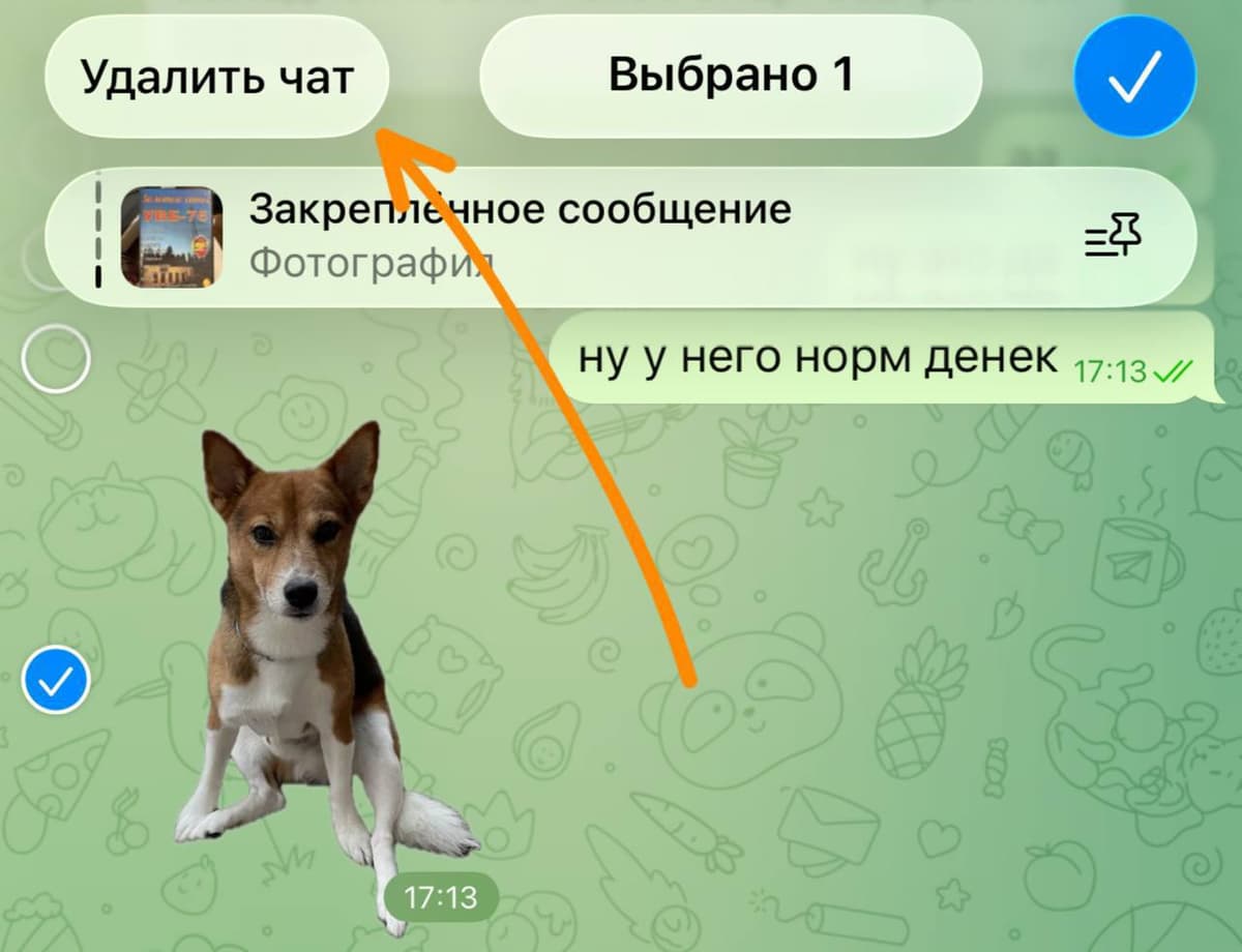 ⚡️ Пользователи Telegram обнаружили, что после последнего обновления можно случайно удалить весь чат: при выделении сообщения вместо кнопки «Отмена» появляется кнопка удаления диалога.